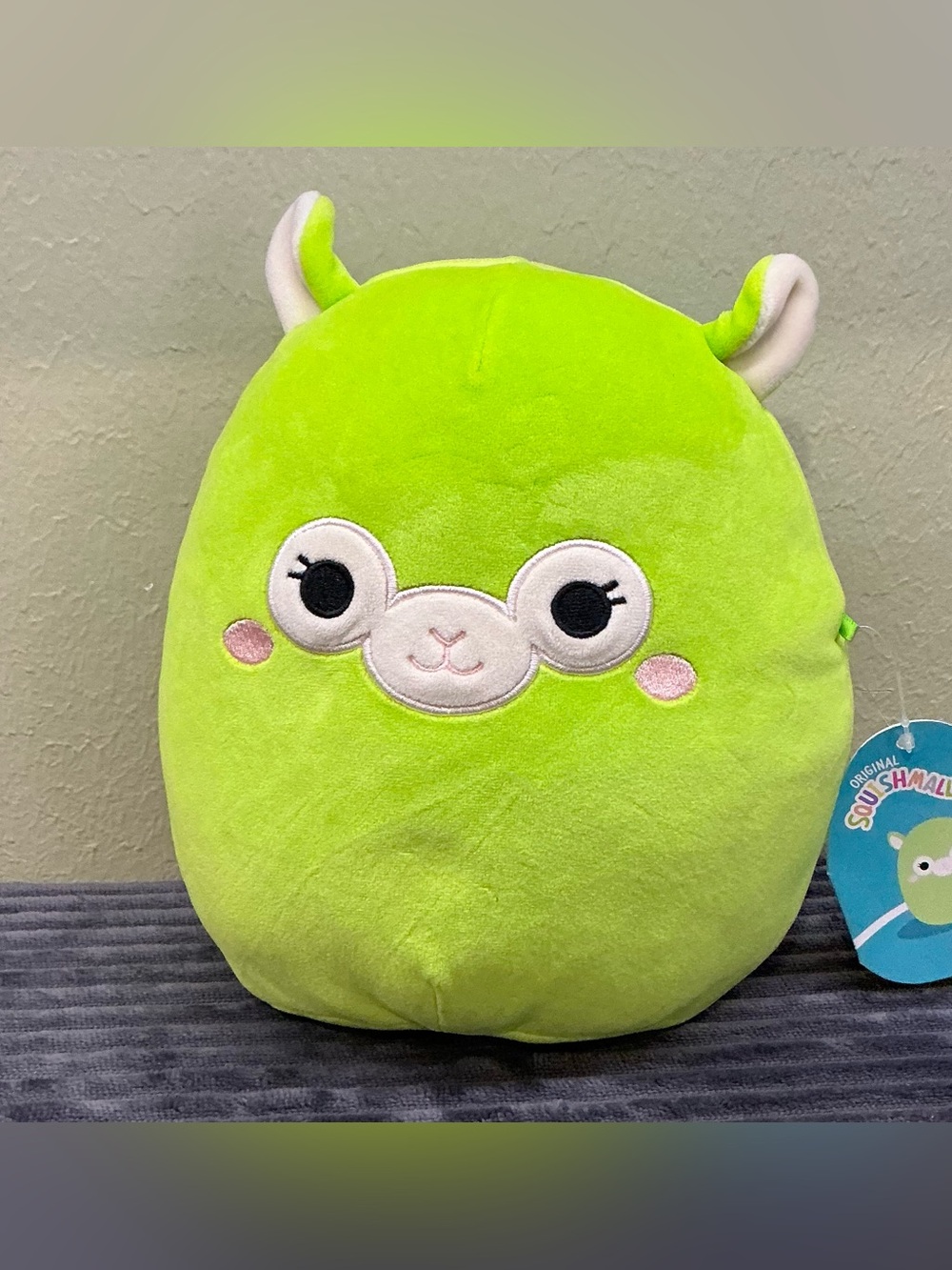 Original Squishmallows 8” Jim The Llama Alpaca Plush Green Brand New With Tags
